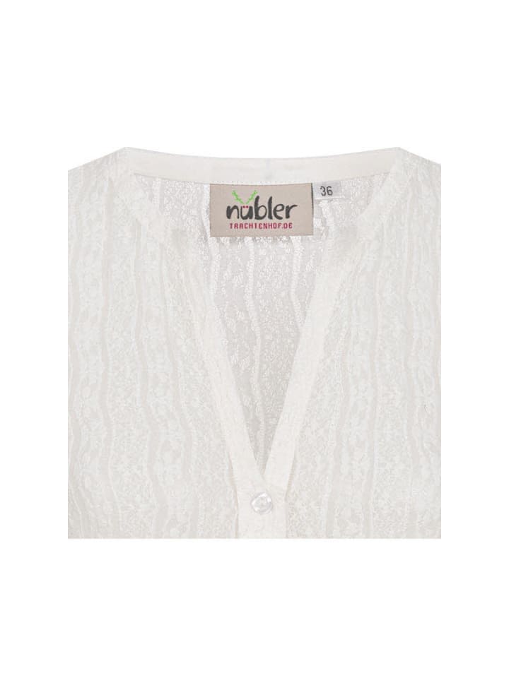 Nübler Dirndlbluse Langarm Juna in Creme günstig kaufen