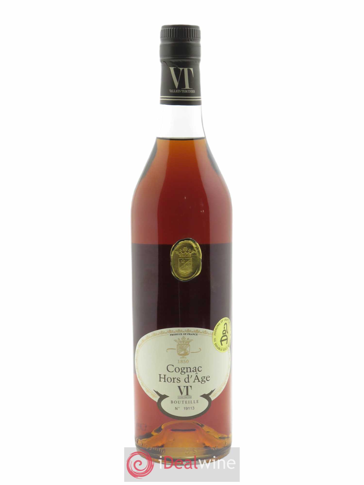 Cognac Vallein Tercinier Hors d'âge (70cl)  - Lot de 1 Bouteille