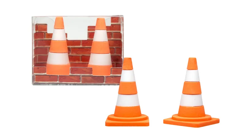 TRENDHAUS Radierer-Set Pylon sortiert