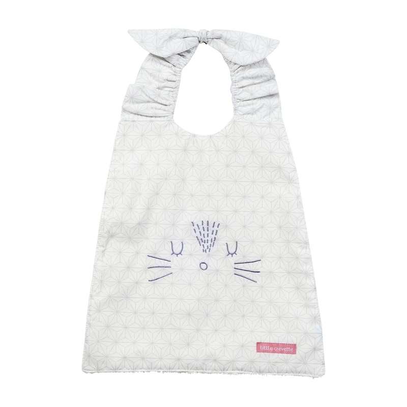 Serviette bavoir Pompom
