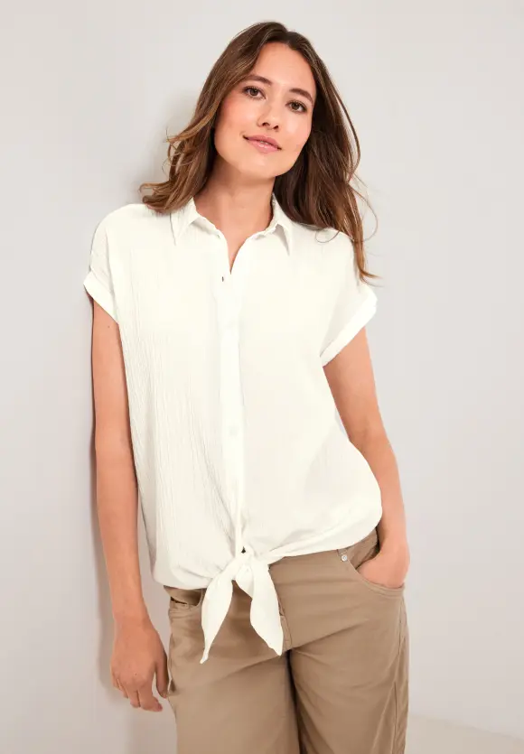 CECIL Bluse mit Knotendetail