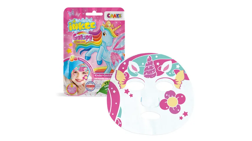 CRAZE - INKEE Gesichtsmakse Galupy Unicorn