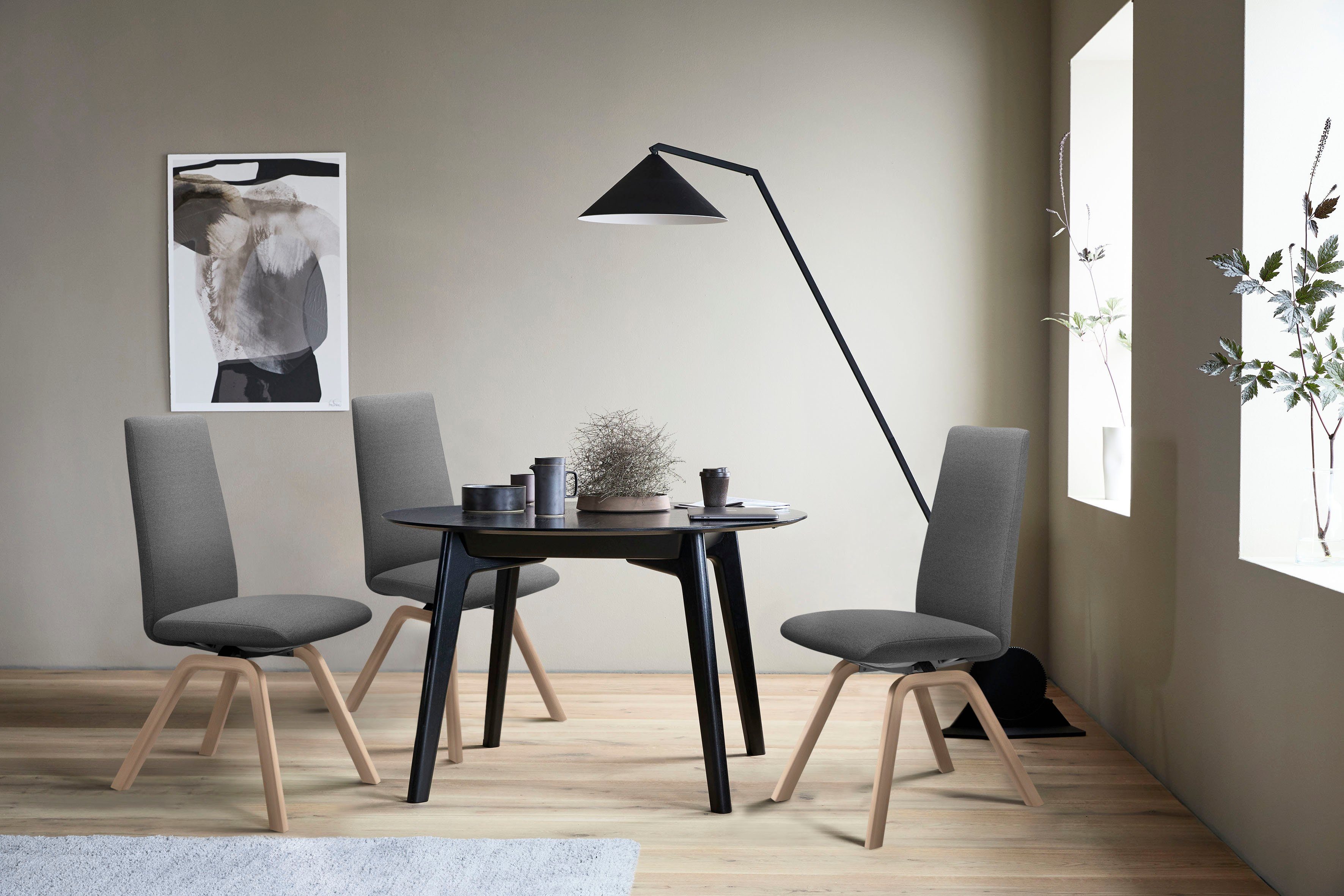 Stressless® Polsterstuhl Laurel, High Back, Größe M, mit schräggestellten Beinen in Walnuss