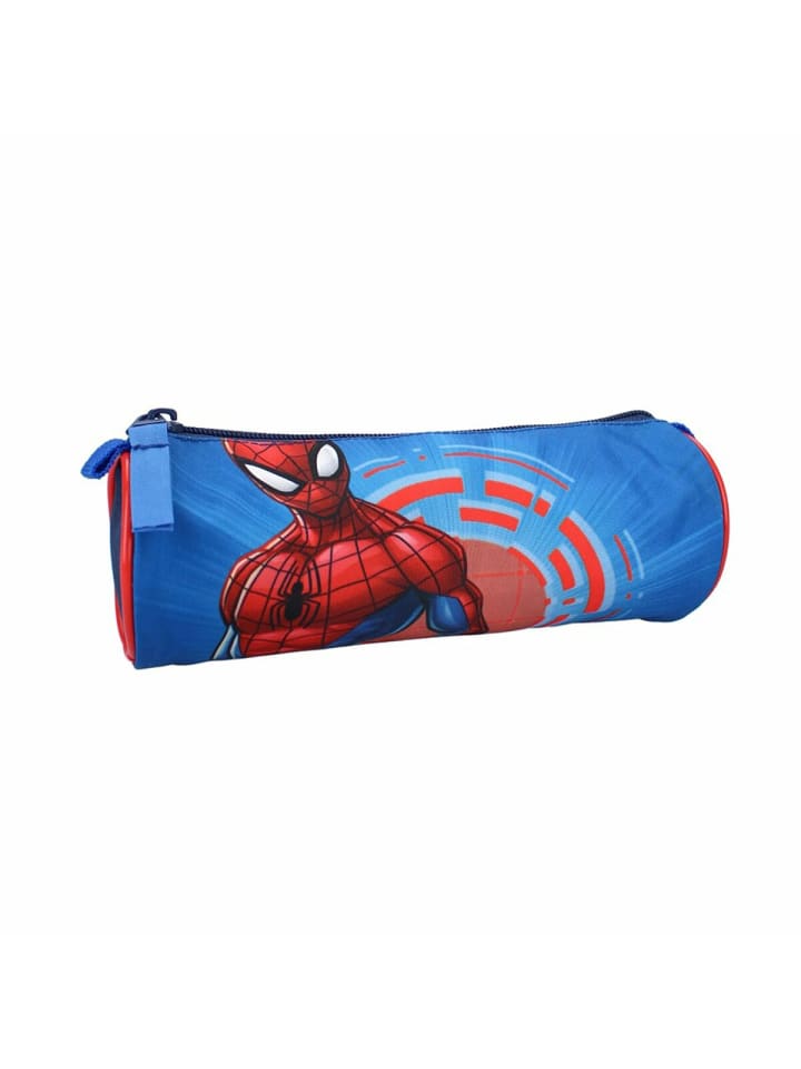 Spiderman Spiderman Federmappe Stifteetui Praktische Stifttasche für die Schule in Blau günstig kaufen onesize