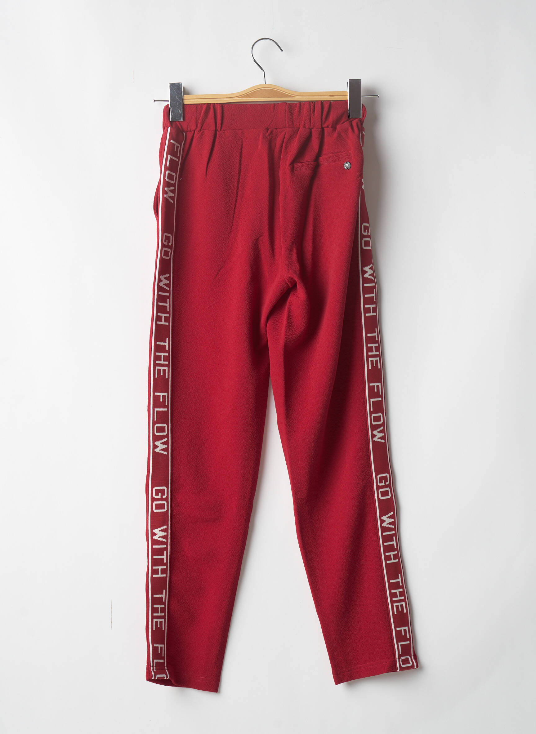 Beckaro Pantalons Droits Fille couleur rouge