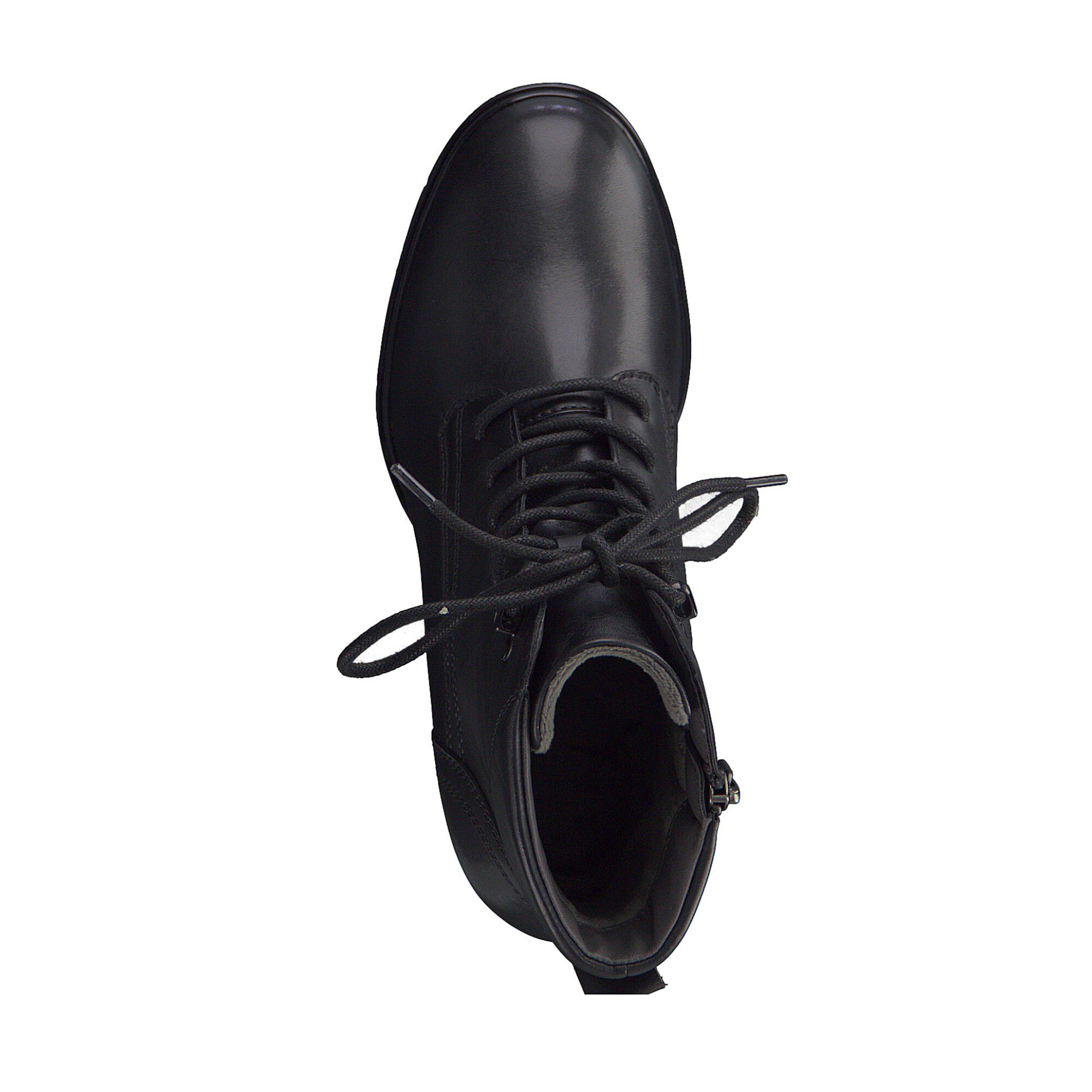 Bottines talon dessus cuir