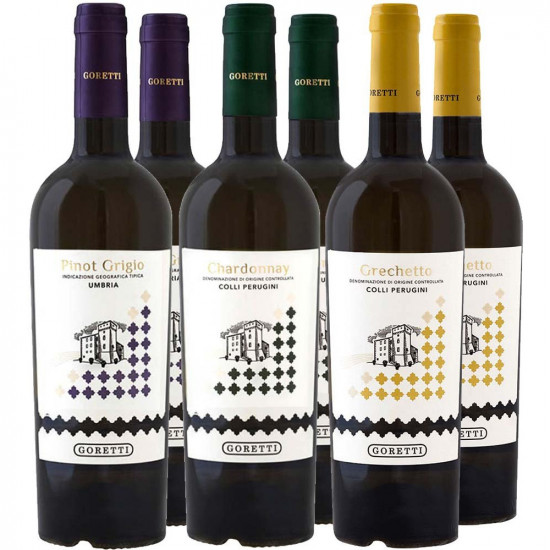 Umbrien Weißwein-Paket - Agr. Goretti Produzioni Vini s.r.l.