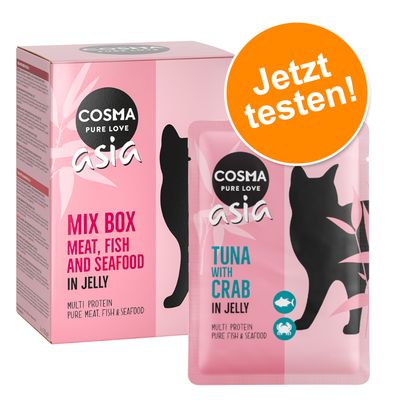 Probiermix Cosma Original und Asia Frischebeutel 6 x 100 g