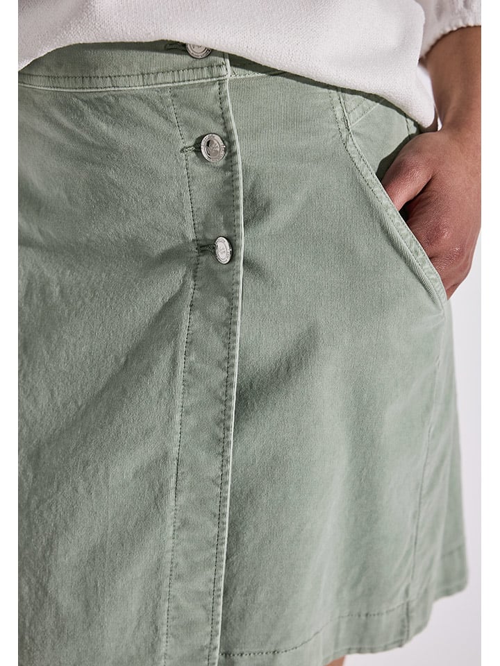Street One Jeansrock in Khaki günstig kaufen