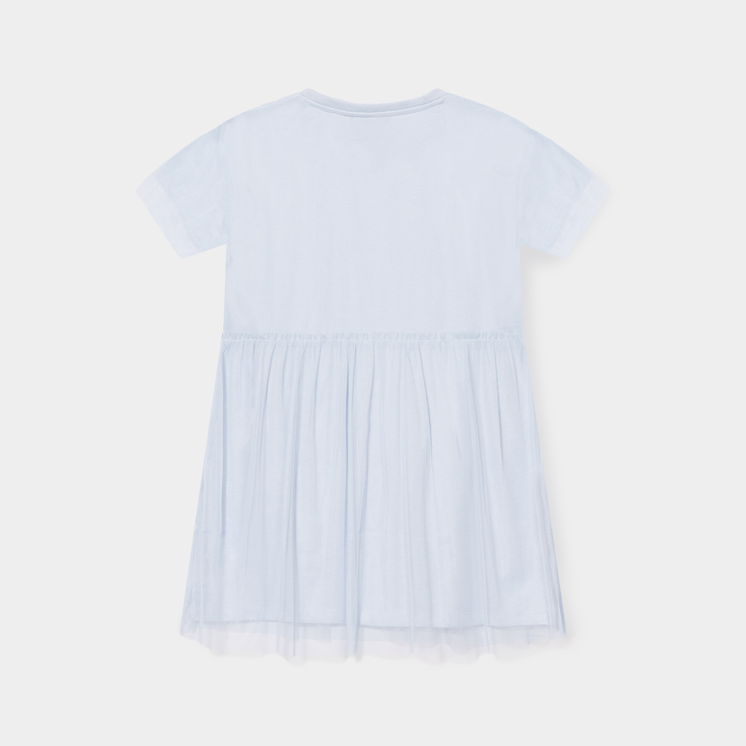 Robe tulle courte évasée Harry Potter bleu gris fille | La Halle