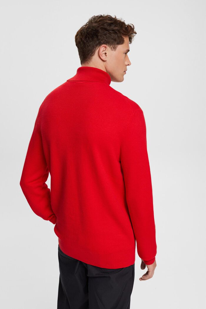 Rollkragenpullover aus Strick