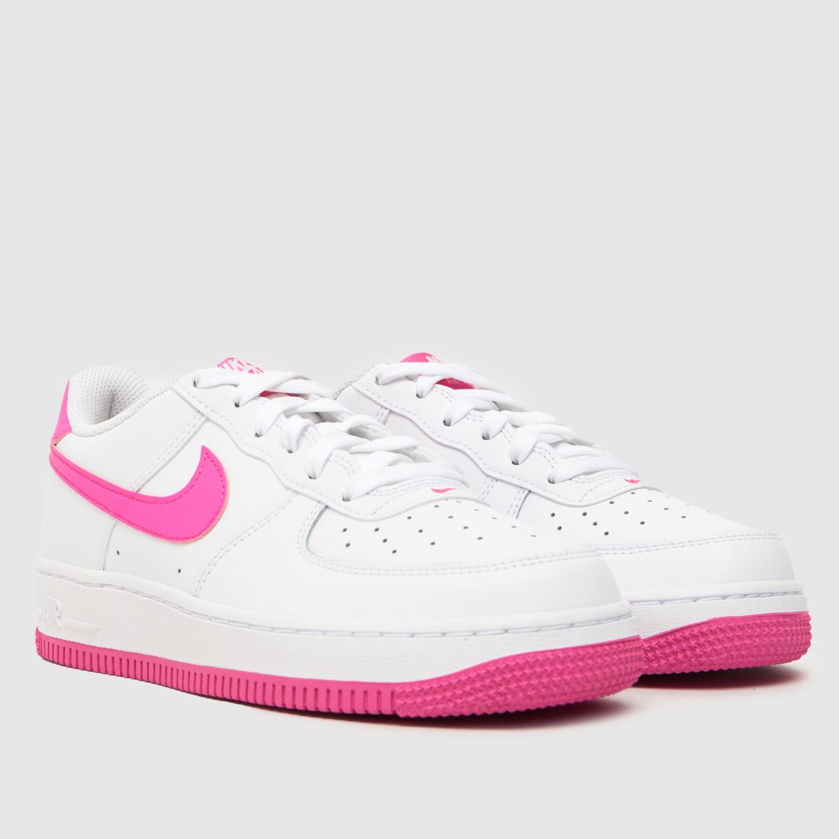 Nike Air Force 1 Lány Utcai Cipő Fehér & Rózsaszín