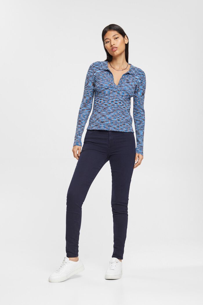 Skinny Fit Hose mit mittlerer Bundhöhe