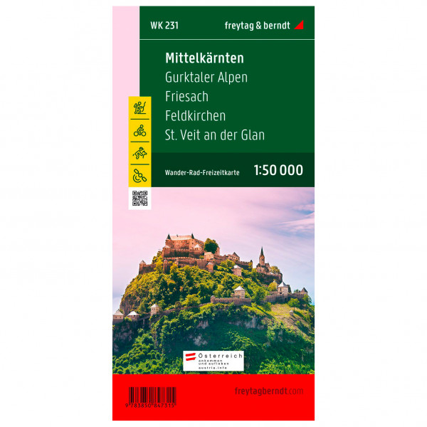 Freytag & Berndt - Mittelkärnten-Gurktaler Alpen-Friesach-Feldkirchen - Wanderkarte