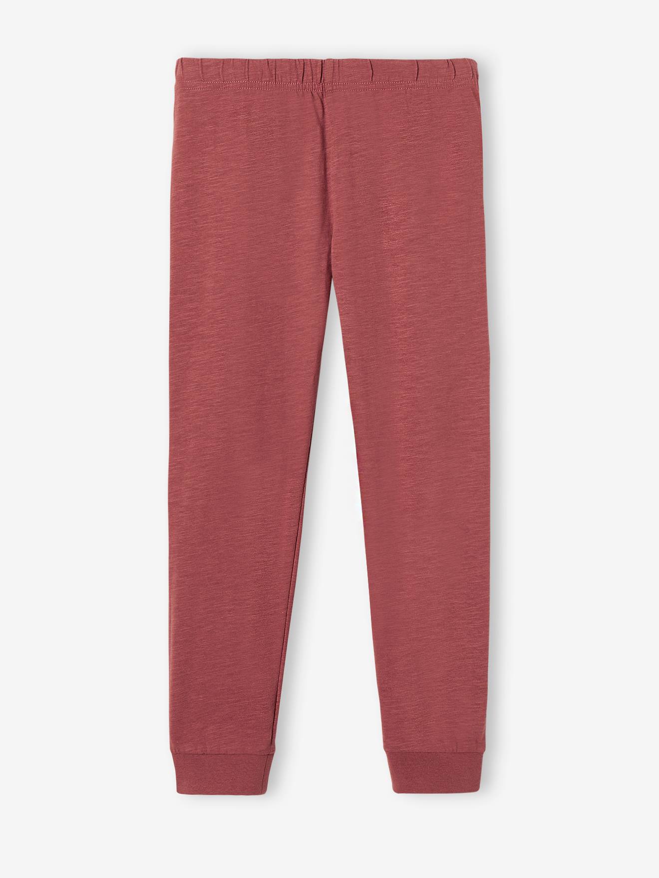 Pyjama uni personnalisable garçon col tunisien terracotta