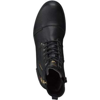 Mustang Schnürstiefelette in schwarz
