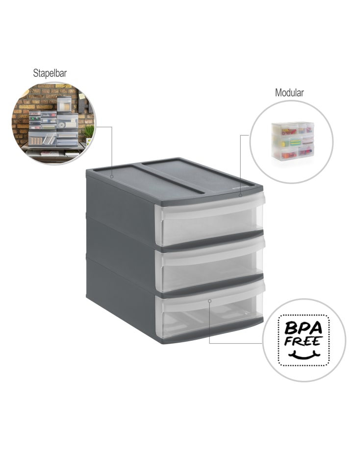 Rotho Schubladenbox Tower S SYSTEMIX günstig kaufen onesize