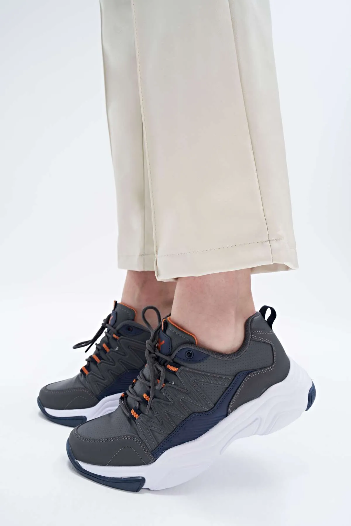 Yaya by Hotiç  Grau - Anthrazit Damenschuhe