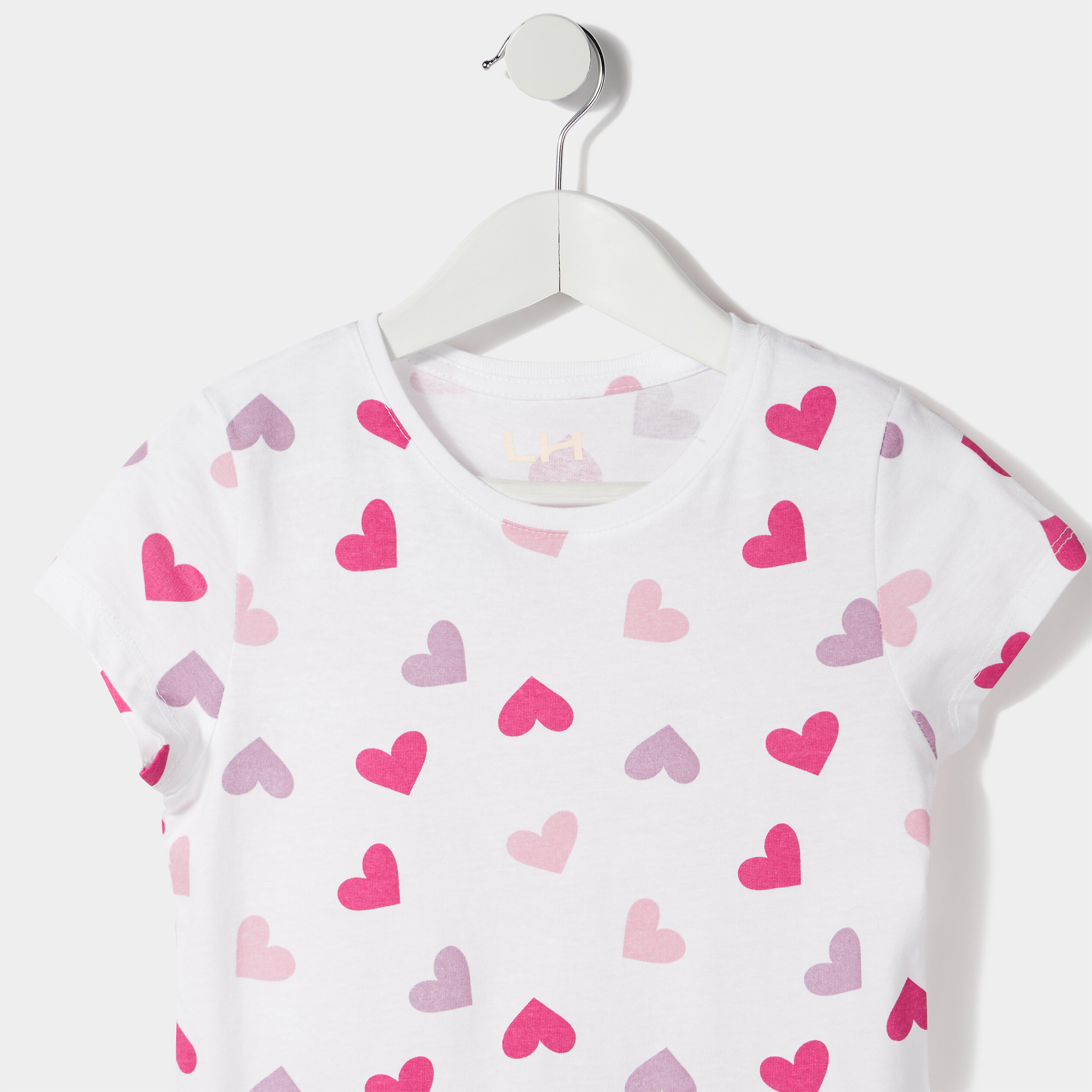 T-shirt manches courtes ecru fille | La Halle