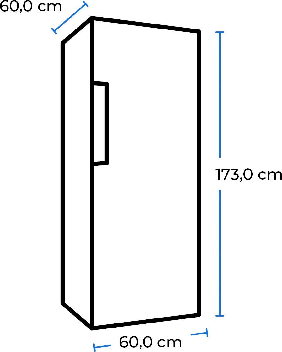 exquisit Getränkekühlschrank GKS350-2-GT-280D weiss, 173 cm hoch, 60 cm breit