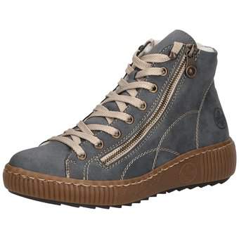 Rieker Schnür Boots in blau
