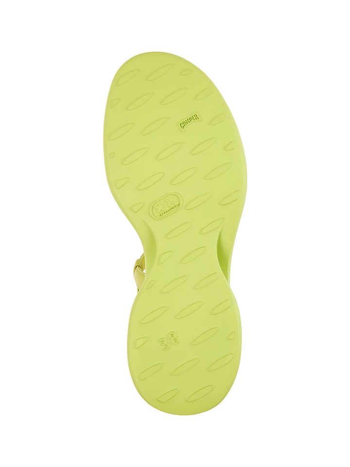 Camper Leder-Sandalen in Grün günstig kaufen