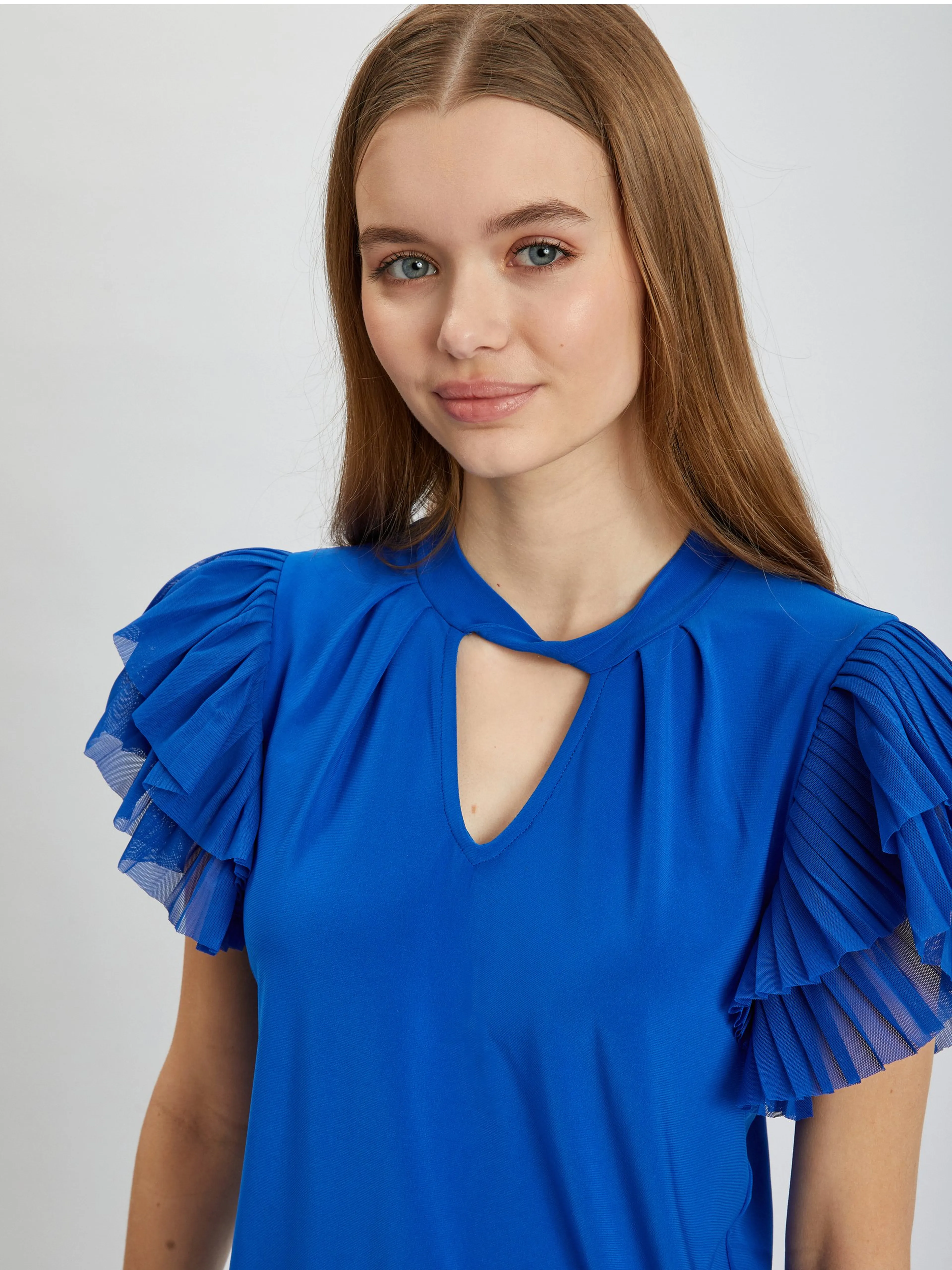 Blaue Damenbluse ORSAY