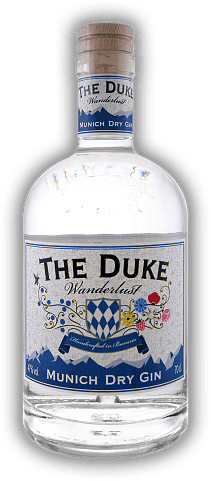 The Duke Munich Dry Gin Wanderlust 47% The Duke Munich Dry Gin Wanderlust 47% Inspiriert durch die Entdeckungen bei einer Wanderung entstand diese neue Gin-Kreation. 0,7	 Liter - Vol 47%