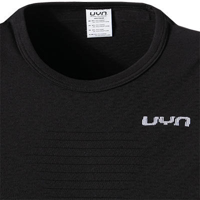 UYN, Funktionsshirt Running, Comfort Fit, Mikrofaser, schwarz