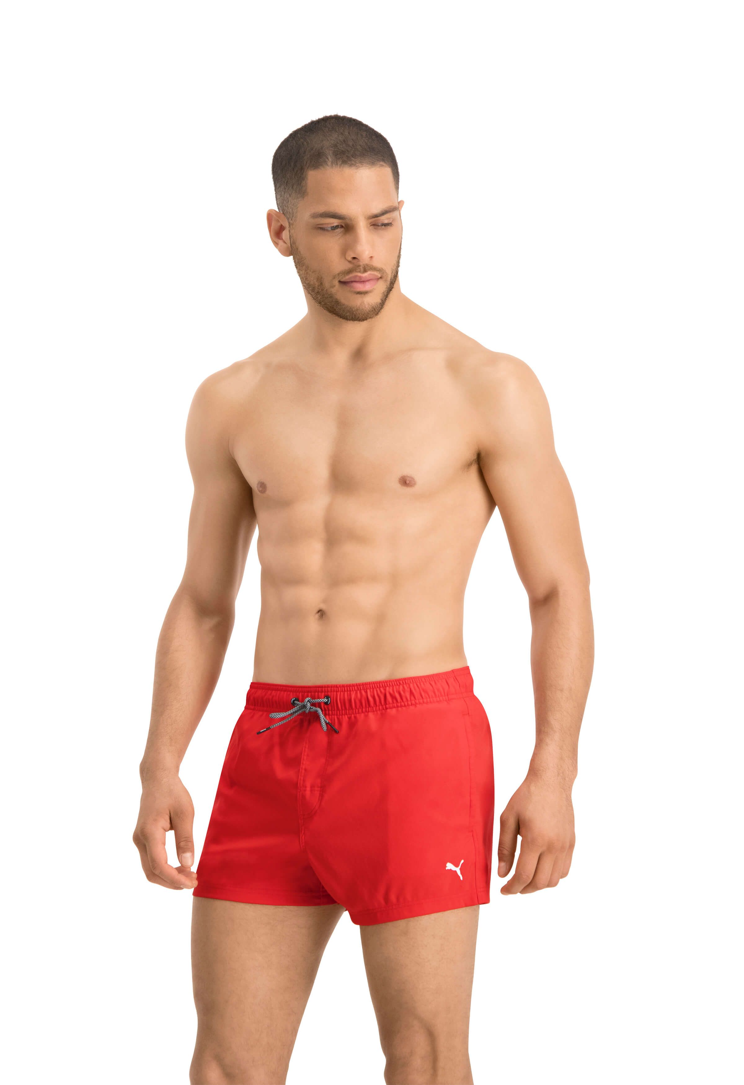 PUMA Short rote Badehose