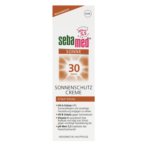 SEBAMED Sonnenschutz Creme LSF 30  75 ml  Creme