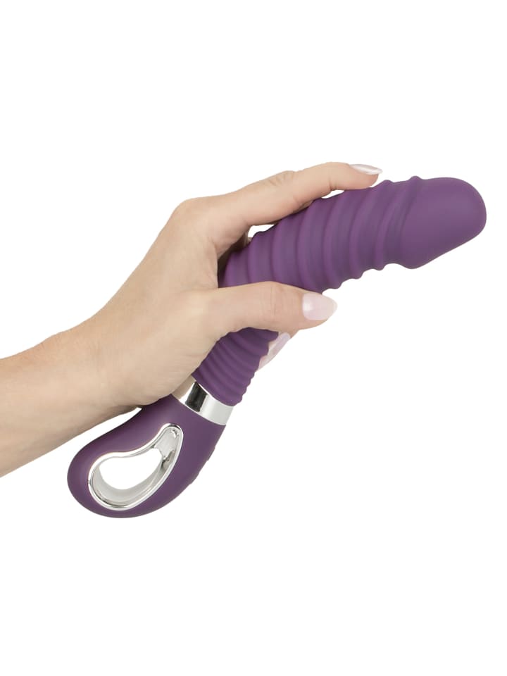 Sweet Smile Vibrator Warming Soft Vibrator in lila günstig kaufen 23,5