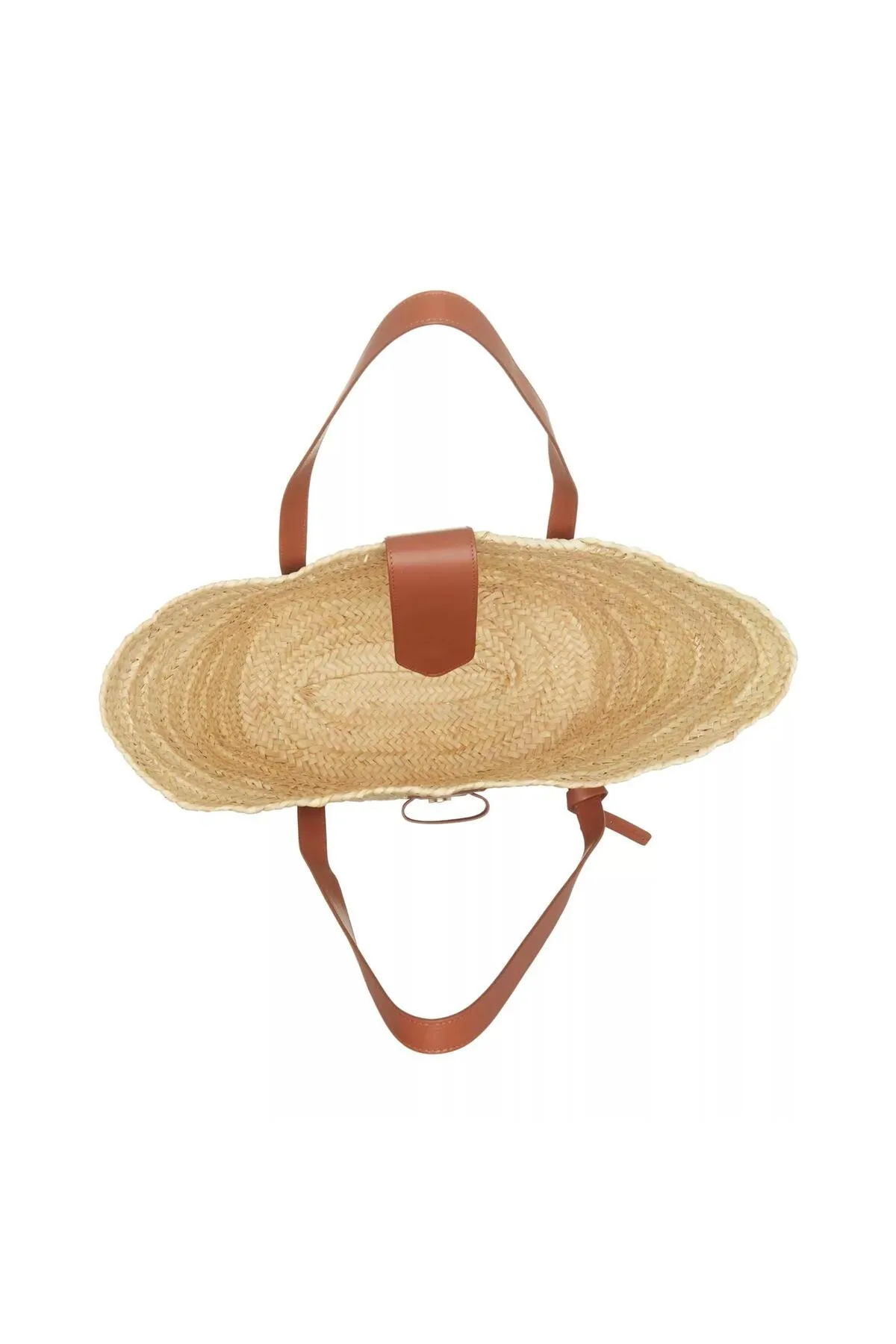 Espadrij l´originale  Palmenkorb Luxe Buckle Cognac