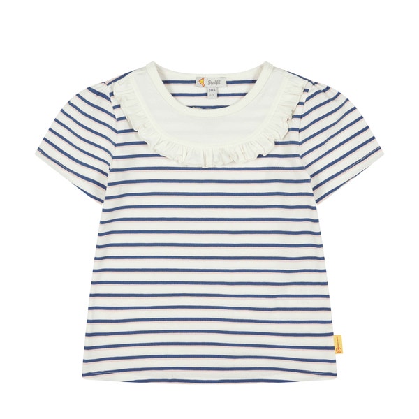 T-Shirt kurzarm, weiß für Mädchen