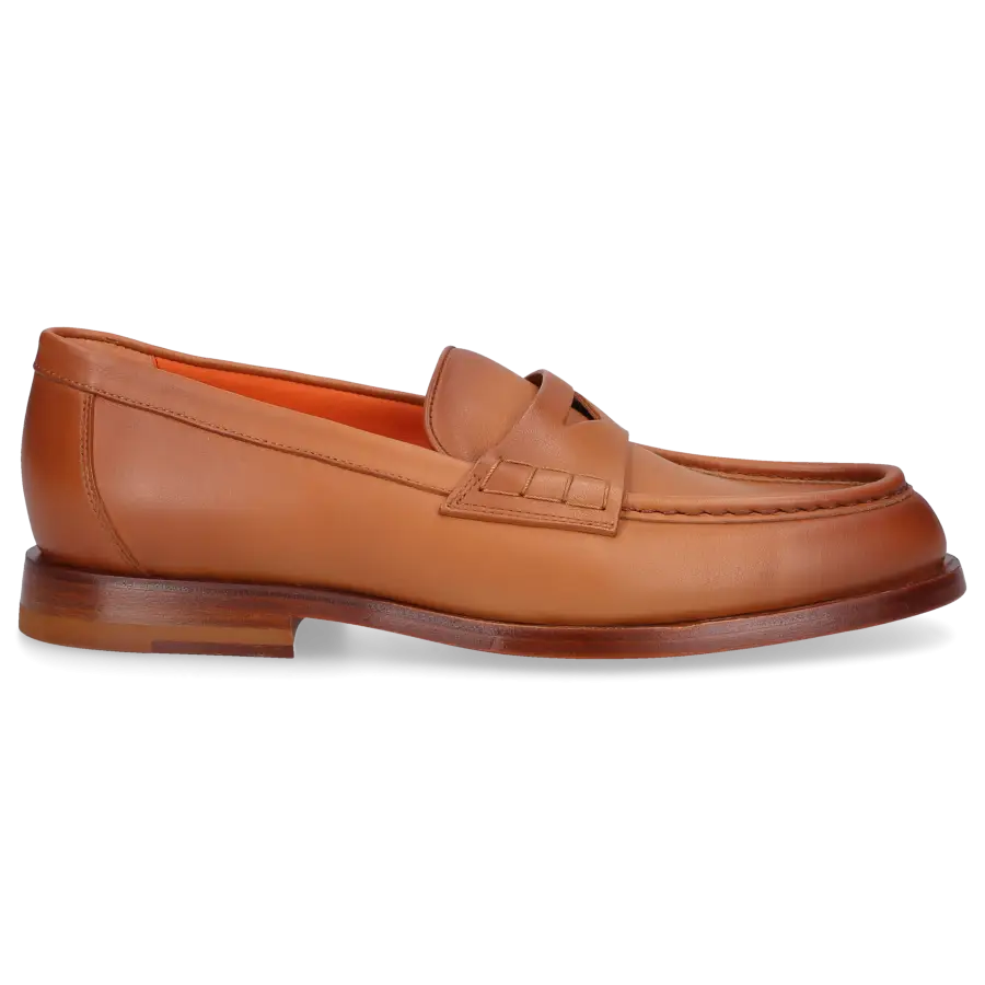 Santoni - Loafer 59462 Kalbsleder - braun