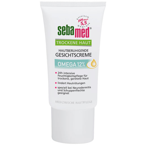 SEBAMED Trockene Haut 12% Omega Gesichtscreme  50 ml  Creme