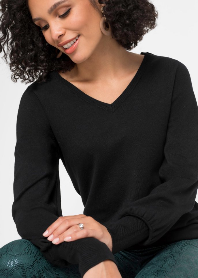 Pullover mit Ballonärmeln
