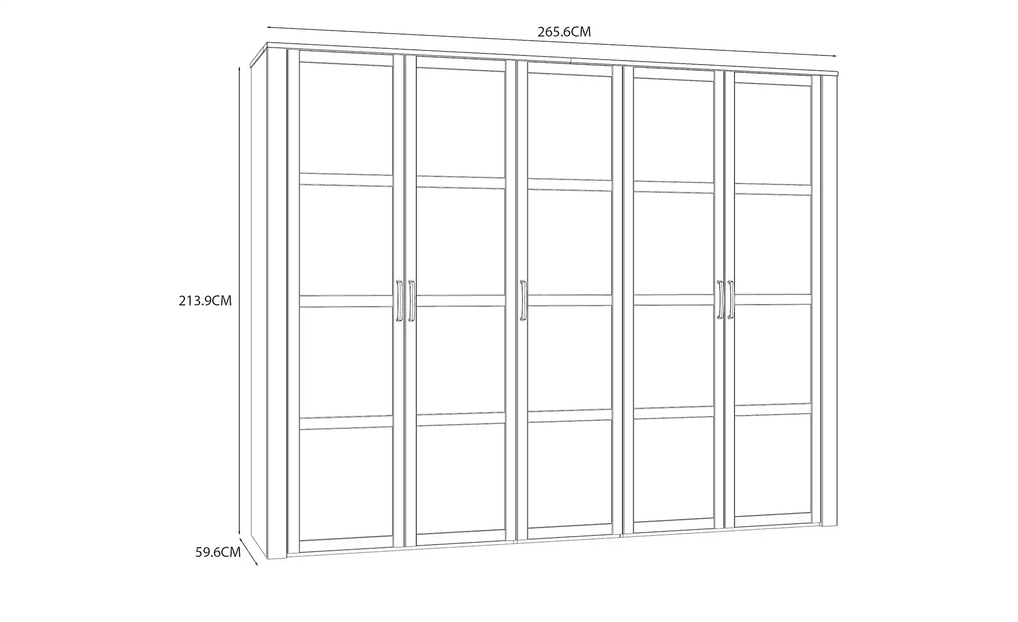 Drehtürenschrank