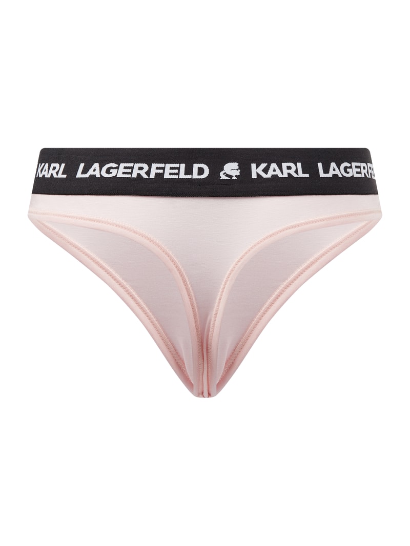 Tangaslip aus Lyocell in hellrosa