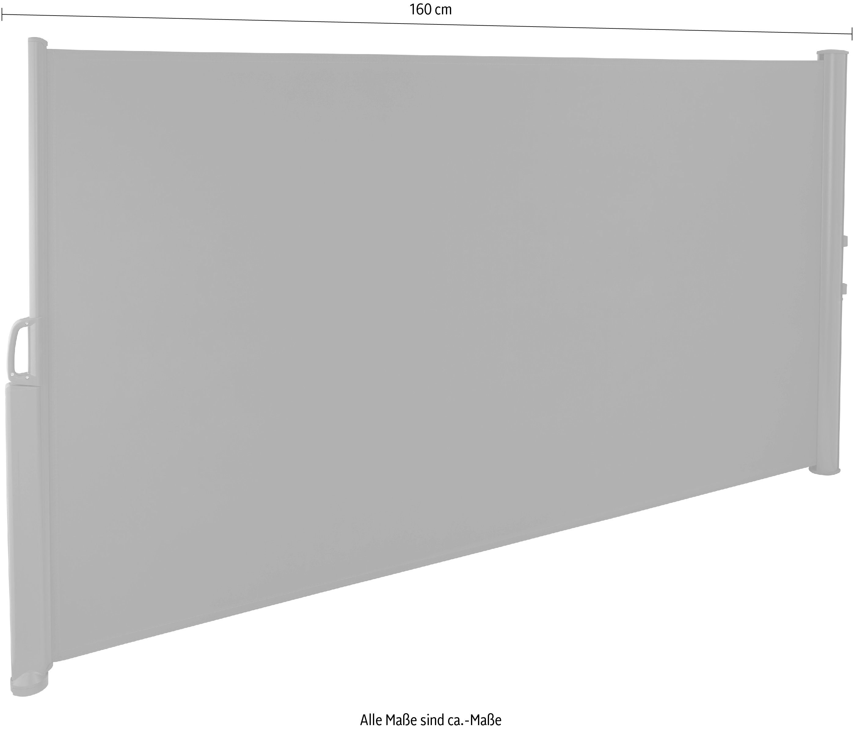 KONIFERA Seitenarmmarkise Seitenmarkise LxH: 300x160cm