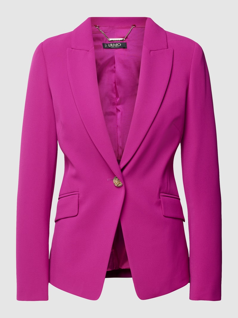 Blazer mit Reverskragen in violett