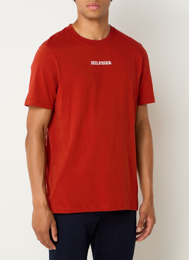 Tricou Tommy Hilfiger cu logo brodat