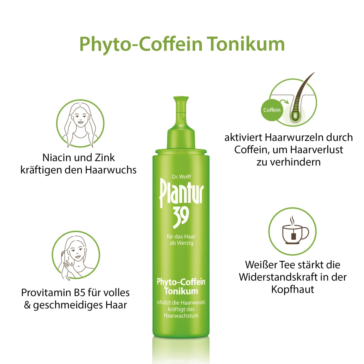 Haarwasser Phyto-Coffein Tonikum, 200 ml