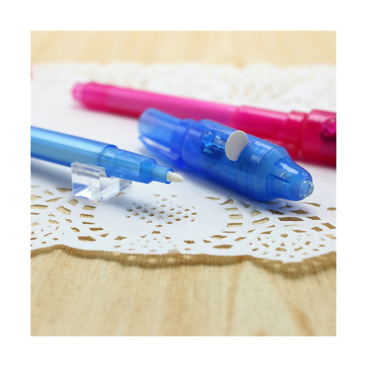 frler Geheimstift mit UV-Licht Zauberstift Kindergeburtstag ,14 Stück Mitgebsel für Kinder