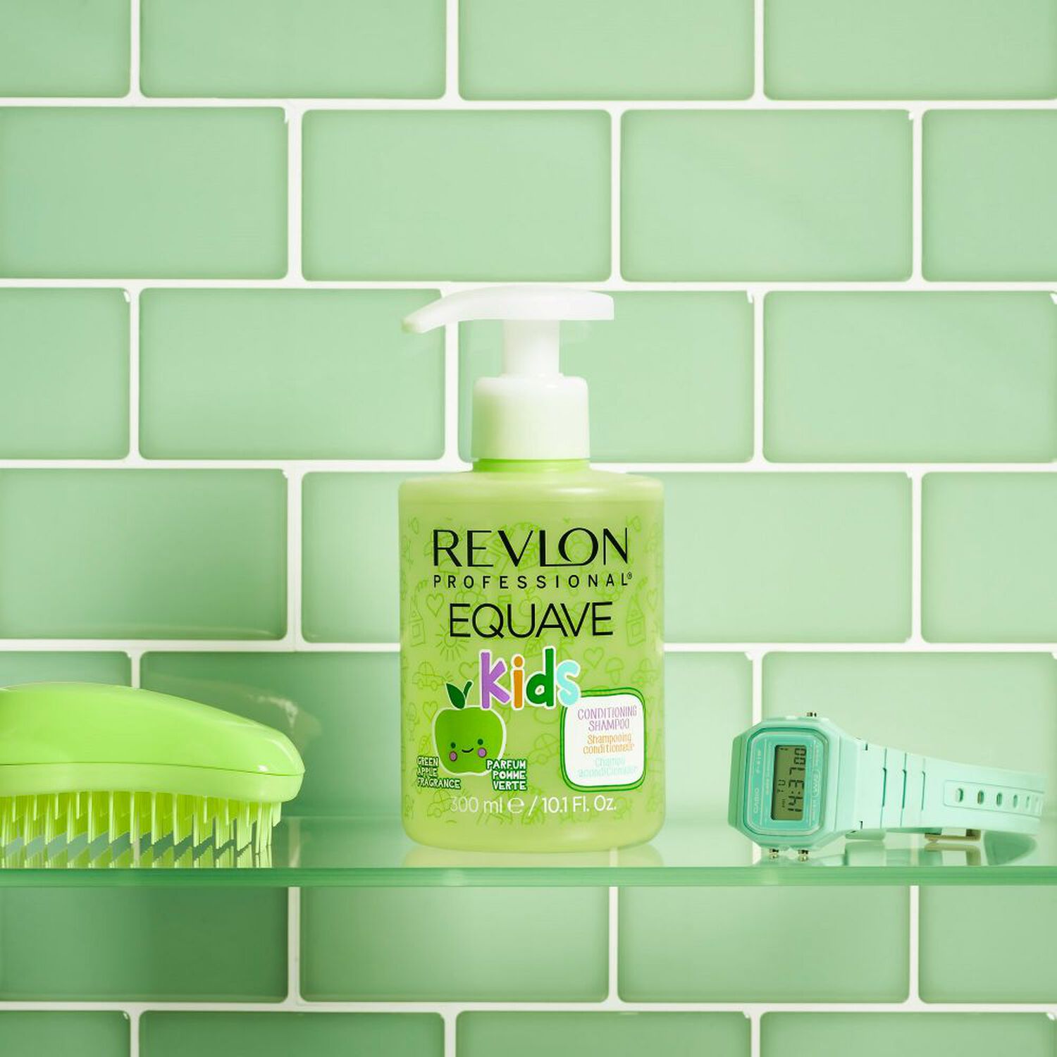 revlon professional Shampooing Doux Démêlant Equave™ KIDS APPLE - Pour Enfants Parfum Pomme - 300ml
