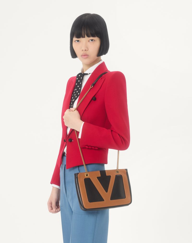 Valentino Garavani Viva Superstar Bolsa Pequena Nappa