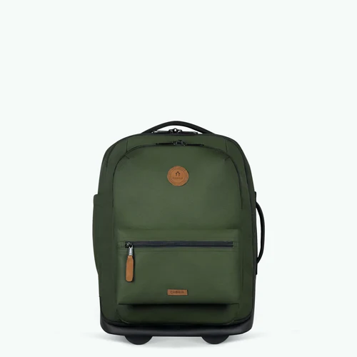 Soft-sided 2-wheel suitcase XS Coromandel green