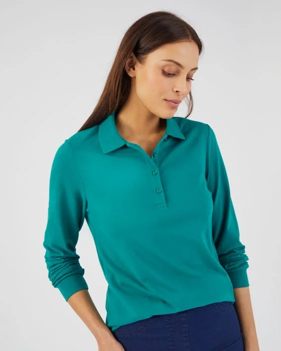 Polo maille piquée