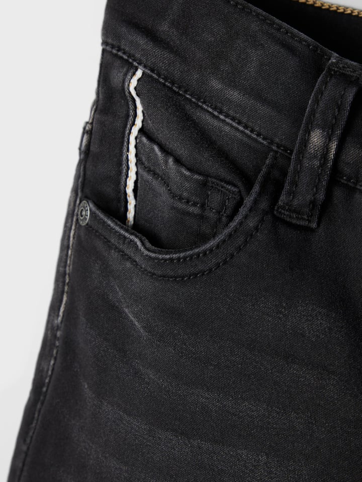 name it Stretch Jeans Slim Fit NKMTHEO in Schwarz günstig kaufen