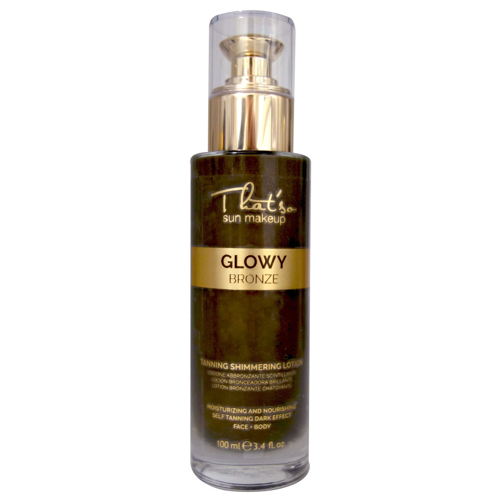 that'so Glowy bronze Lotion bronzante, hydratante et illuminatrice.
